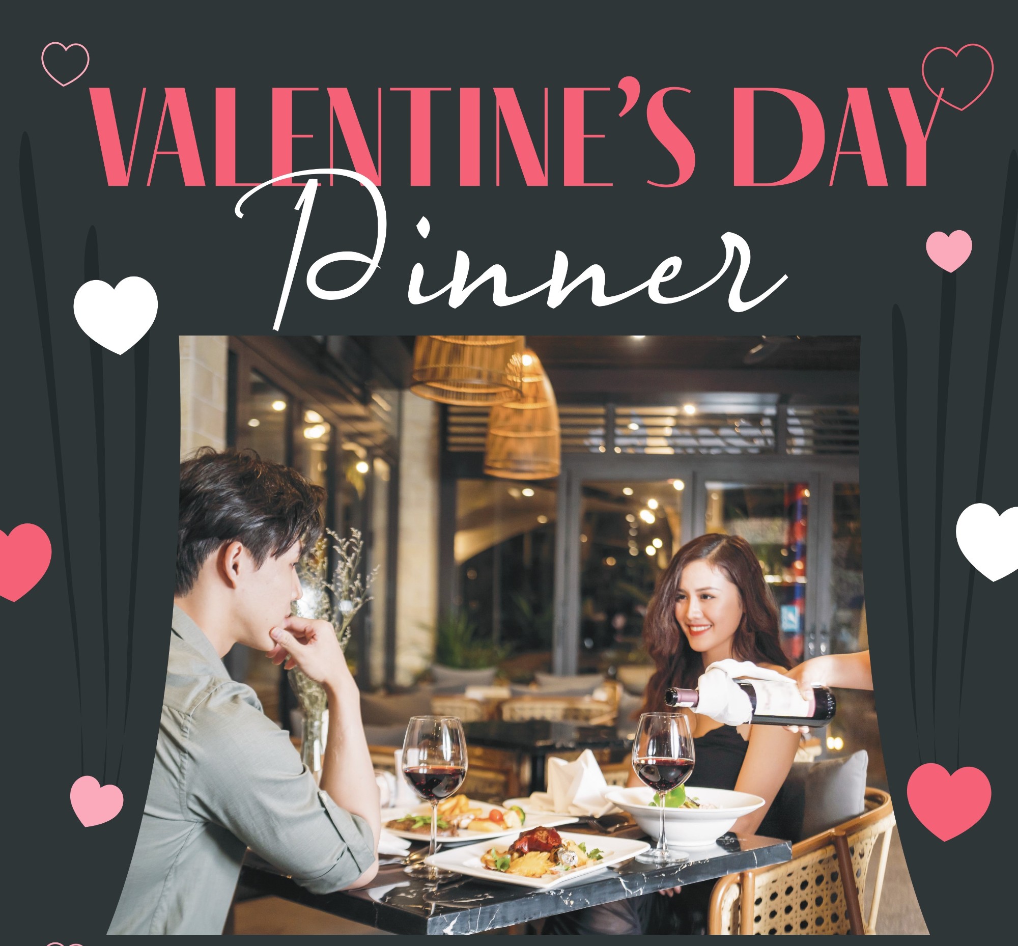 Romantic Valentine’s Day dinner